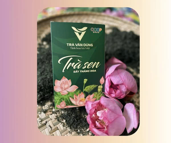 Trà ướp sen sấy nguyên bông